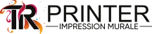 Logo noir - Impression murale Perpignan | TR Printer